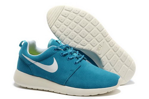 Online To Buy Nike Wmns Roshe Running Shoes Wool Skin For Sale Blue White Online Store